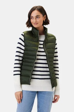 Save the Duck Lynn Vest - Pine Green