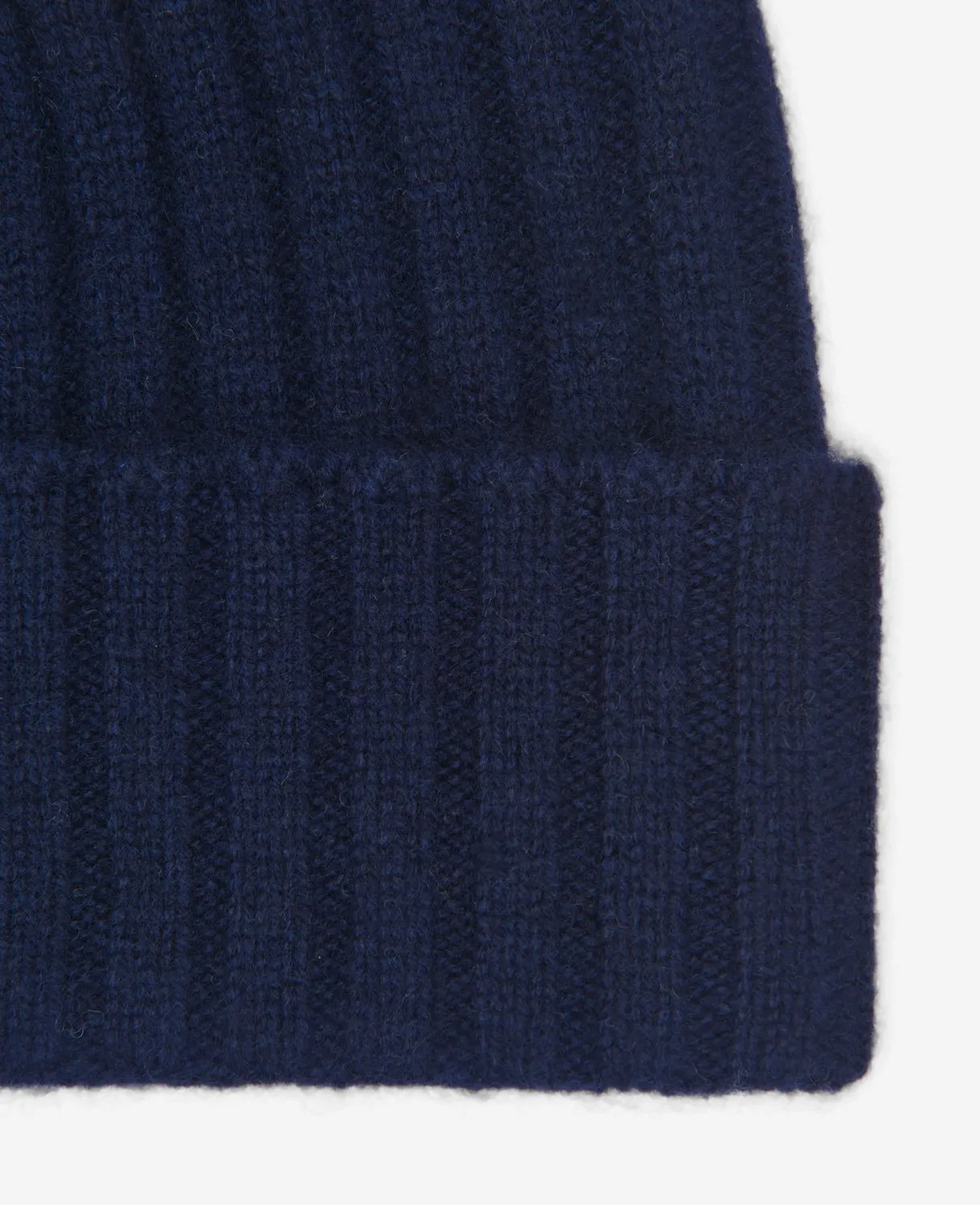 Site Exclusive! Rib Knit Wool Cashmere Beanie