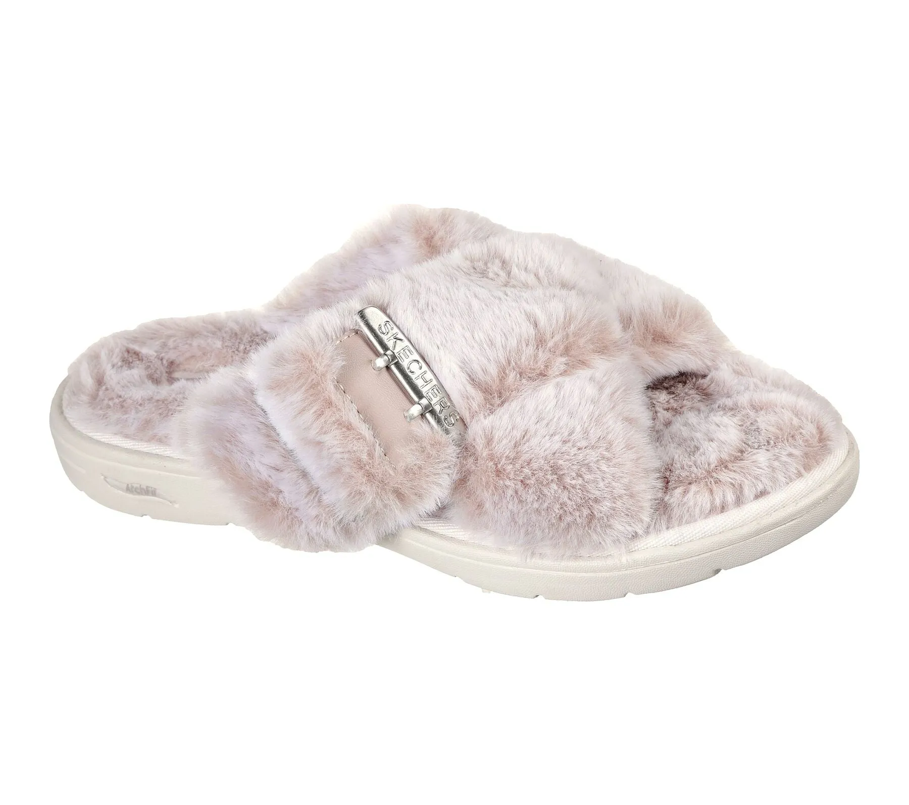 Skechers Womens Arch Fit Lounge Serenity Slippers - Light Pink