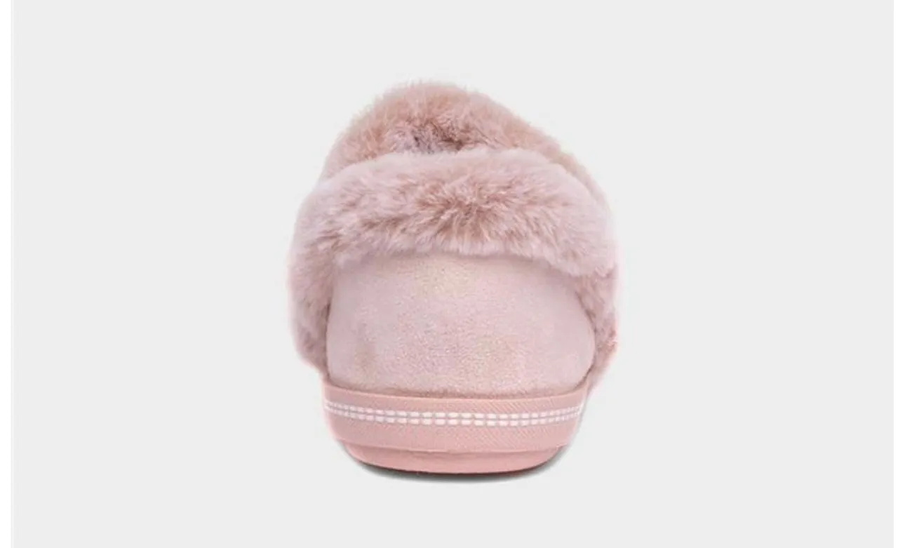 Skechers Womens Cozy Campfire Fresh Toast Vegan Slippers - Blush