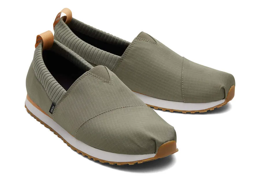 TOMS Mens Alpargata Resident Trainers - Vetiver Grey