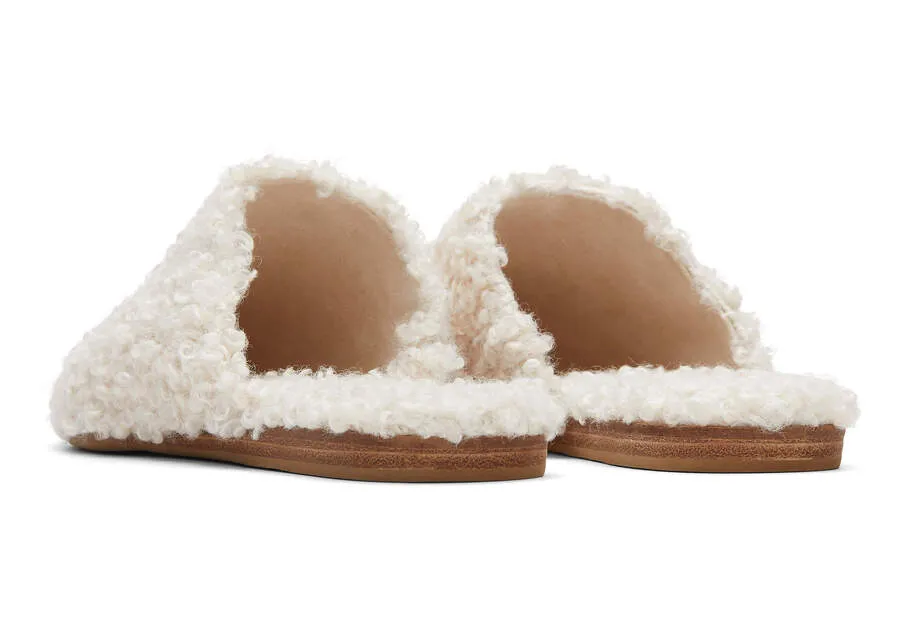 TOMS Womens Jade Slippers - Natural