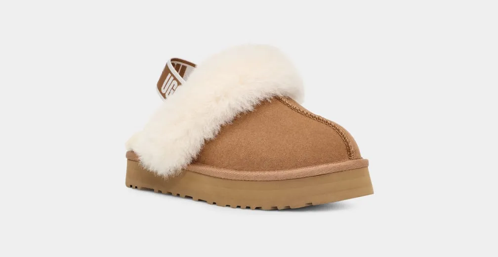 UGG Kids Funkette Slippers - Chestnut