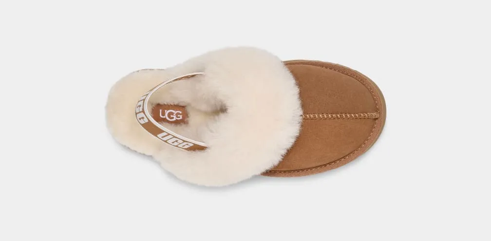 UGG Kids Funkette Slippers - Chestnut