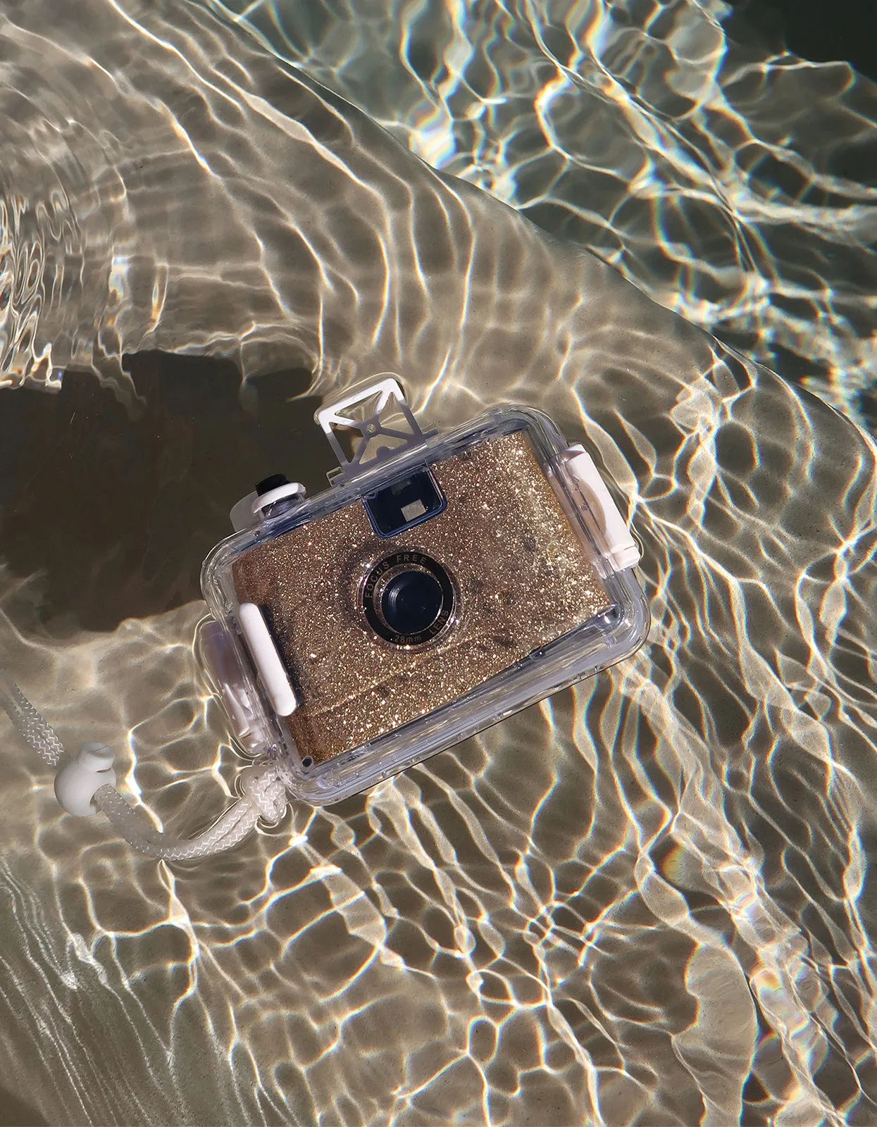 Underwater Camera - Glitter Gold