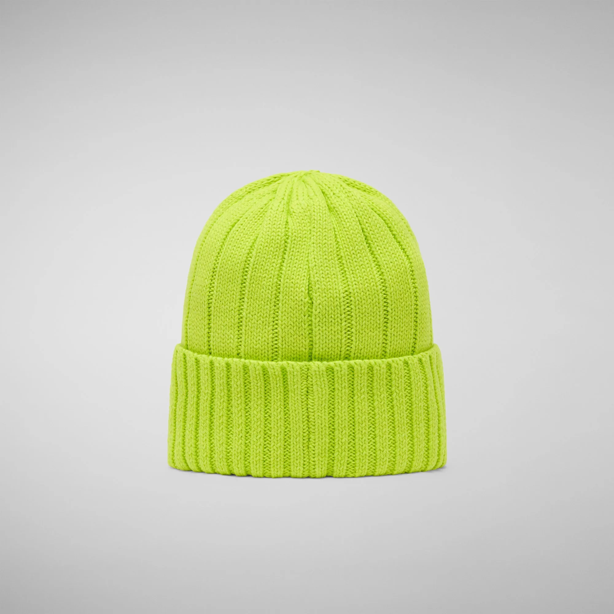 Unisex ribbed beanie jo in lichen green