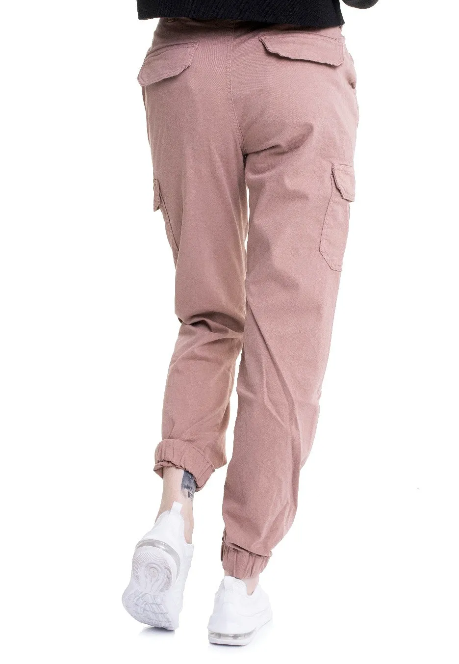 Urban Classics - Ladies High Waist Cargo Duskrose - Pants