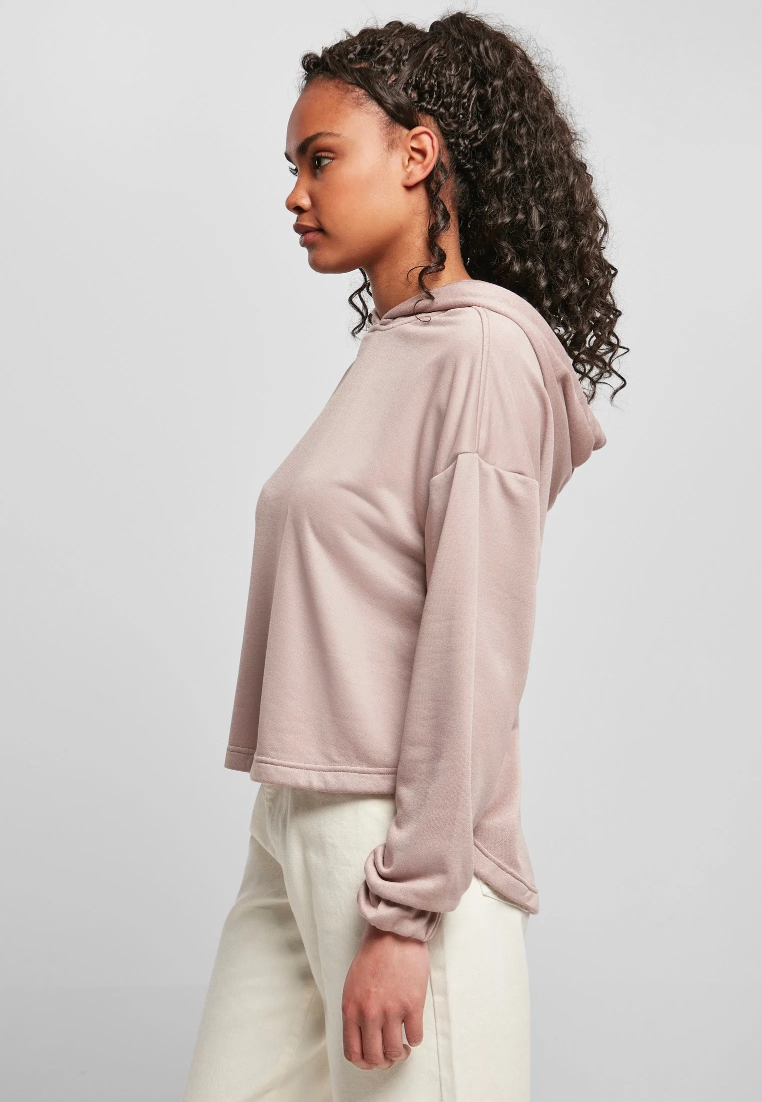 Urban Classics - Ladies Oversized Shaped Modal Terry Duskrose - Hoodie