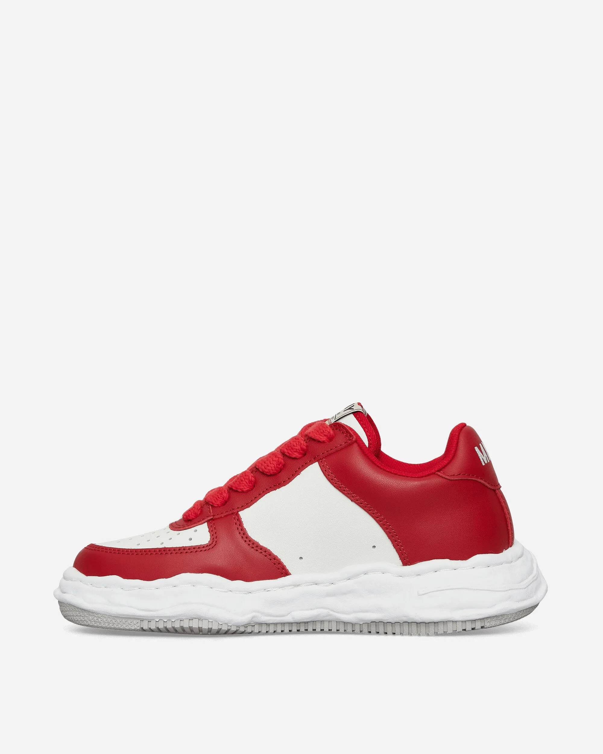 Wayne OG Sole Cow Leather Low Sneakers Red / White