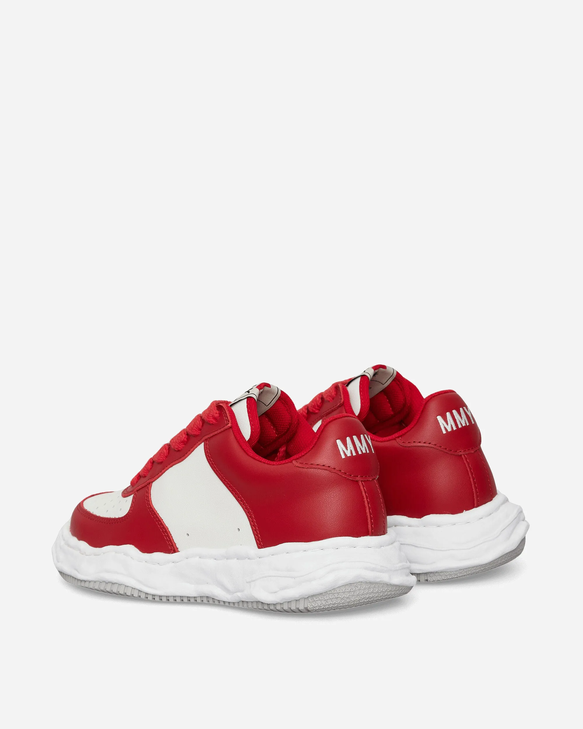 Wayne OG Sole Cow Leather Low Sneakers Red / White