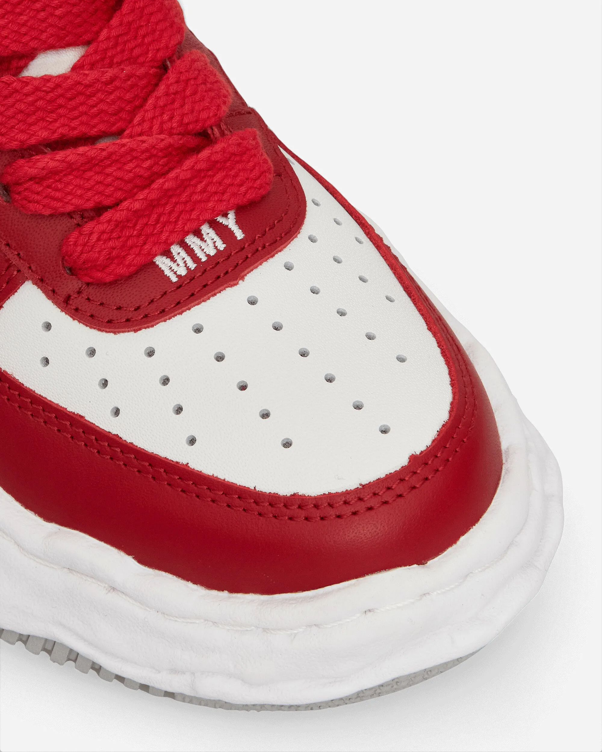 Wayne OG Sole Cow Leather Low Sneakers Red / White