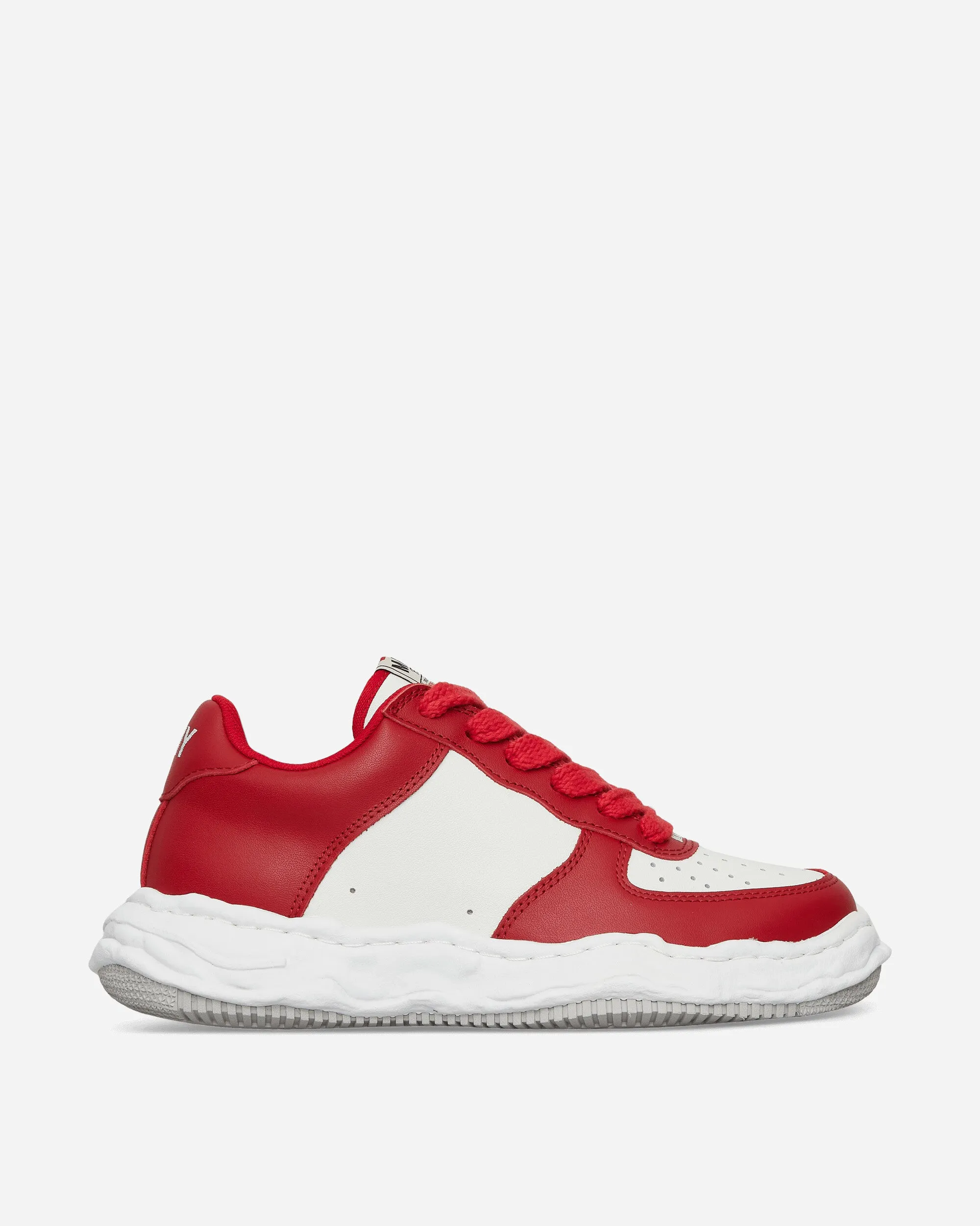 Wayne OG Sole Cow Leather Low Sneakers Red / White