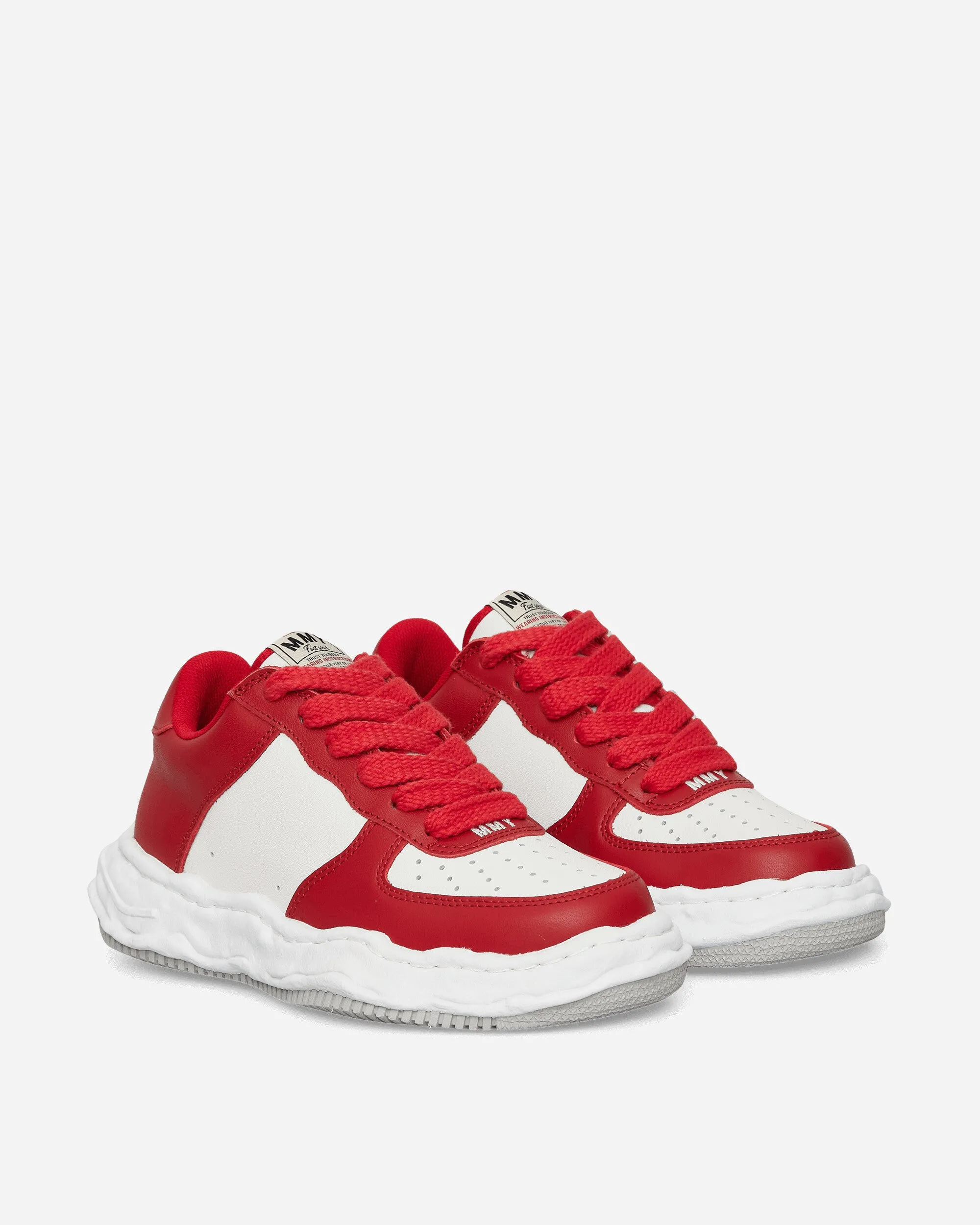 Wayne OG Sole Cow Leather Low Sneakers Red / White