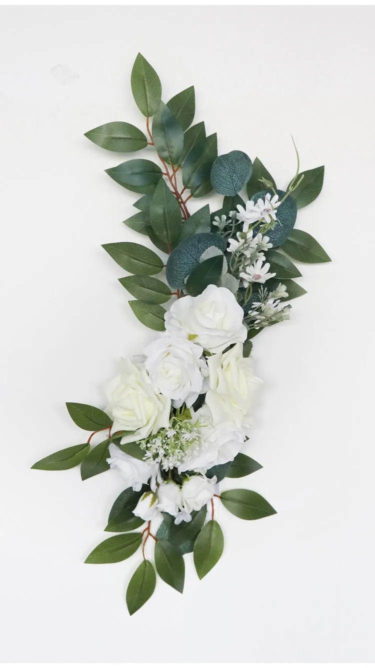 White Rose Arch Flowers for Wedding Party Decor