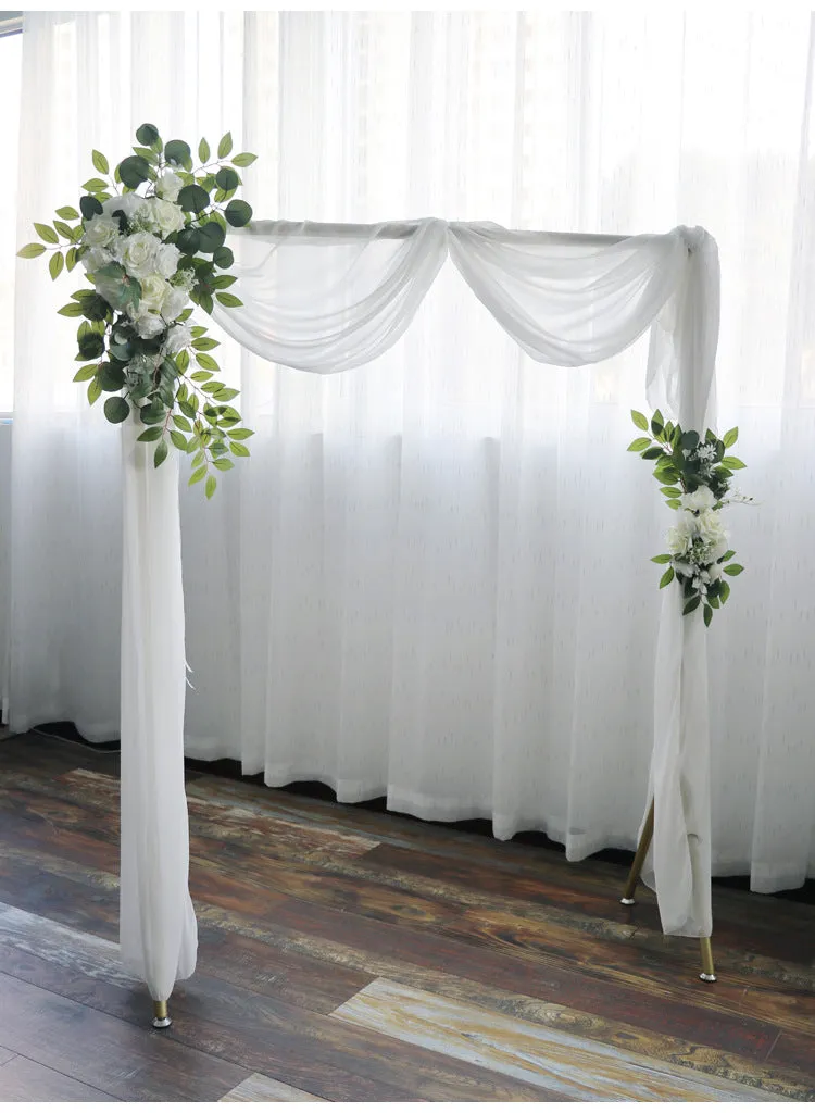 White Rose Arch Flowers for Wedding Party Decor