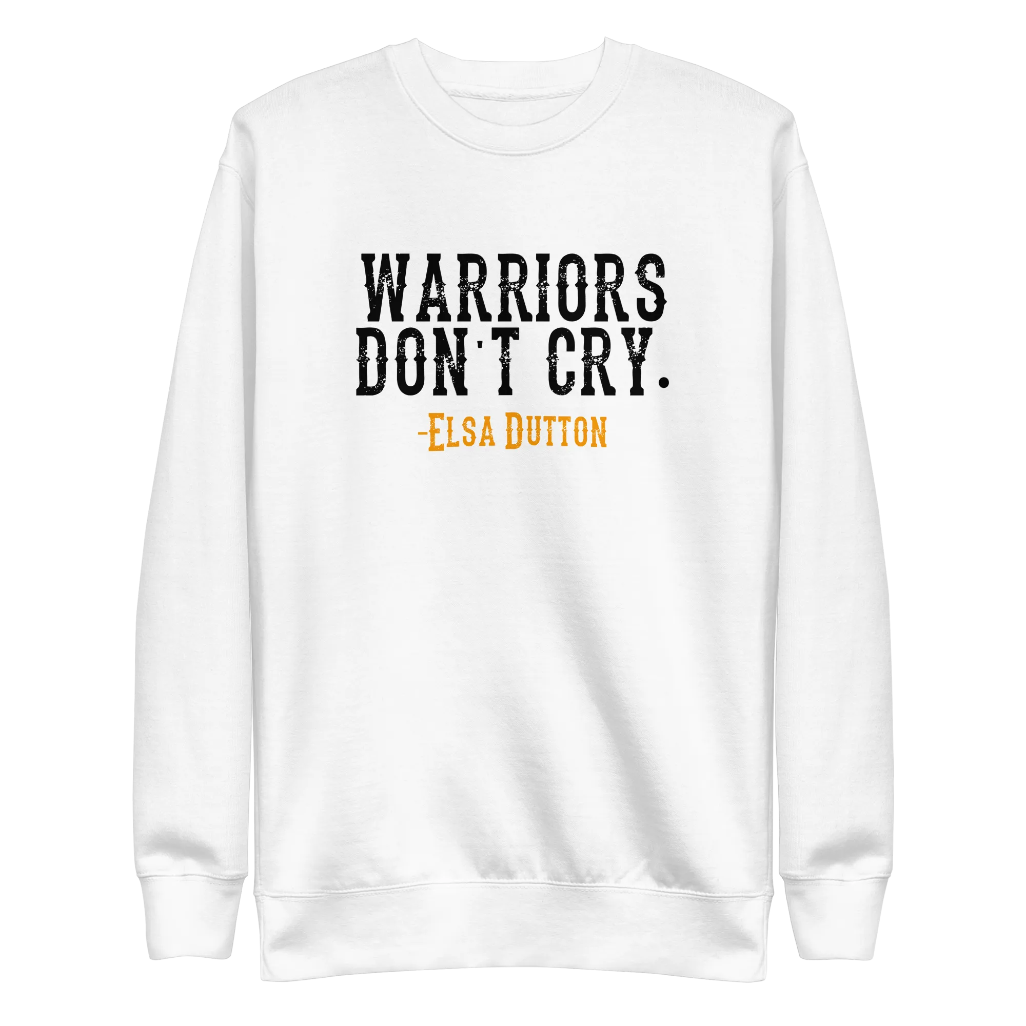 Yellowstone 1883 Warriors Don't Cry Unisex Fleece Pullover